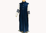 Navy Blue Strip Thobe